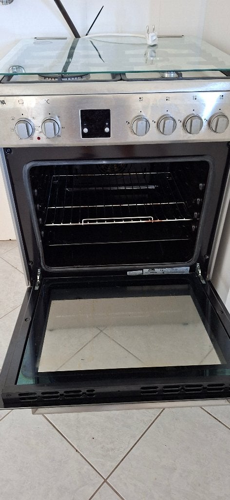 ETNA FGV160RVS - Fornuis - Gas - breedte 60 cm, Witgoed en Apparatuur, Fornuizen, Ophalen, Gebruikt, 4 kookzones, Energieklasse A of zuiniger
