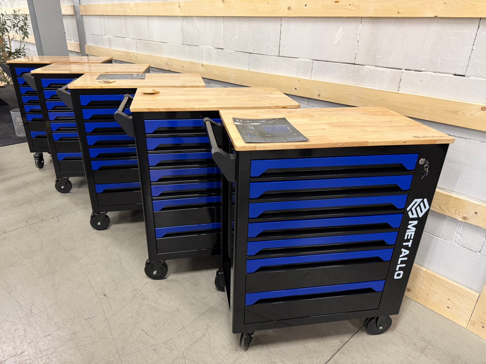 Metallo gevulde Gereedschapwagen l Nieuw model l momentsleut, Ophalen of Verzenden