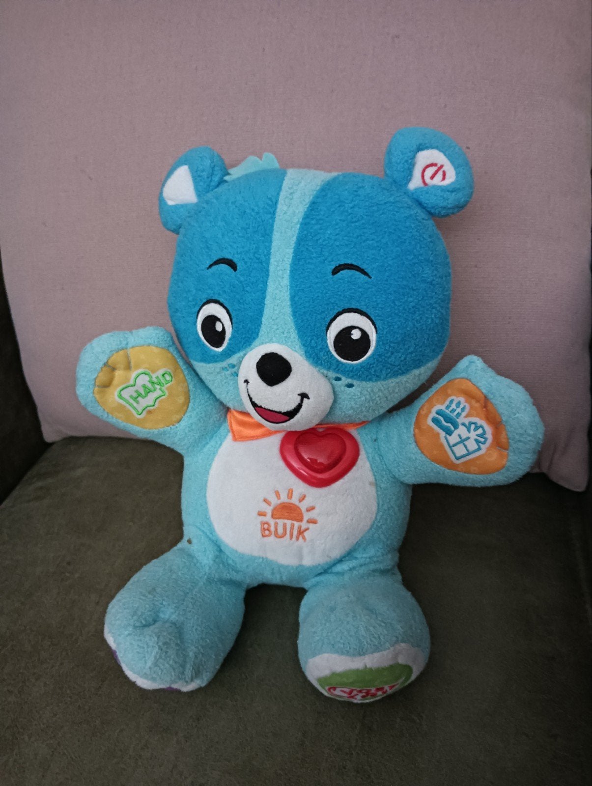 vtech nino mijn interactieve knuffelbeer, Beer, Blauw, Nieuw, Ophalen of Verzenden