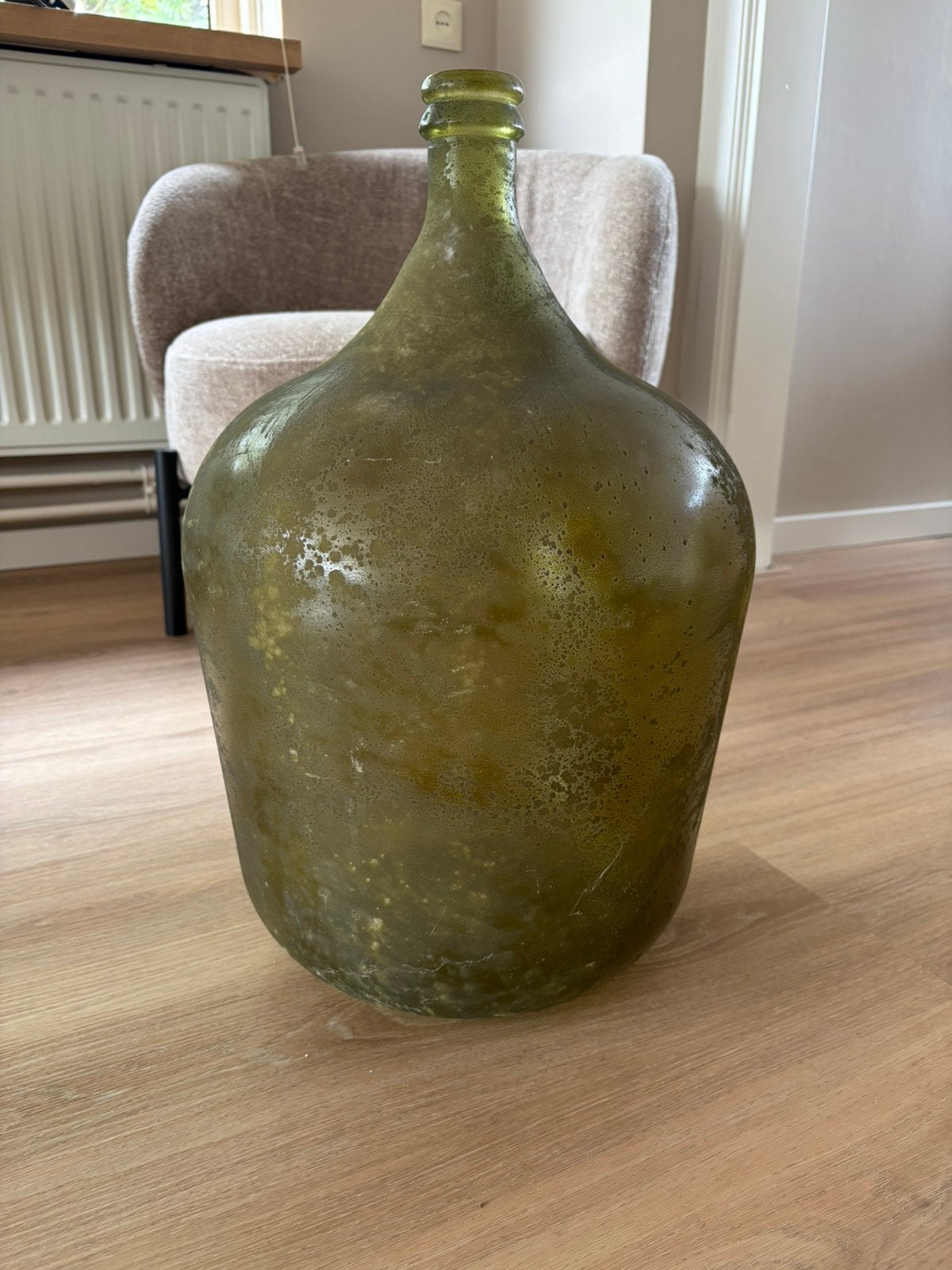 Siervaas merk MICA, Huis en Inrichting, Woonaccessoires | Vazen, Ophalen, 50 tot 75 cm, Groen, Glas