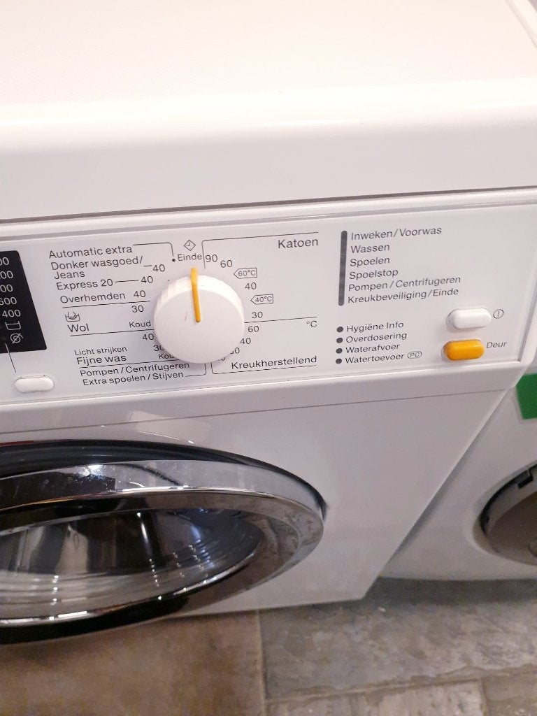 miele wasmachine a+++ inc 6 mnd garantie, Ophalen, Zo goed als nieuw, Voorlader, 85 tot 90 cm