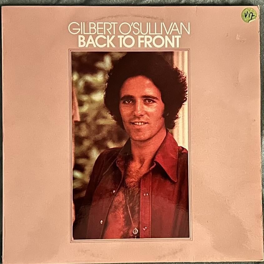 LP Gilbert O'Sullivan – Back to front, Cd's en Dvd's, Vinyl | Pop, Gebruikt, 1970 - 1979, 12 inch, Ophalen of Verzenden