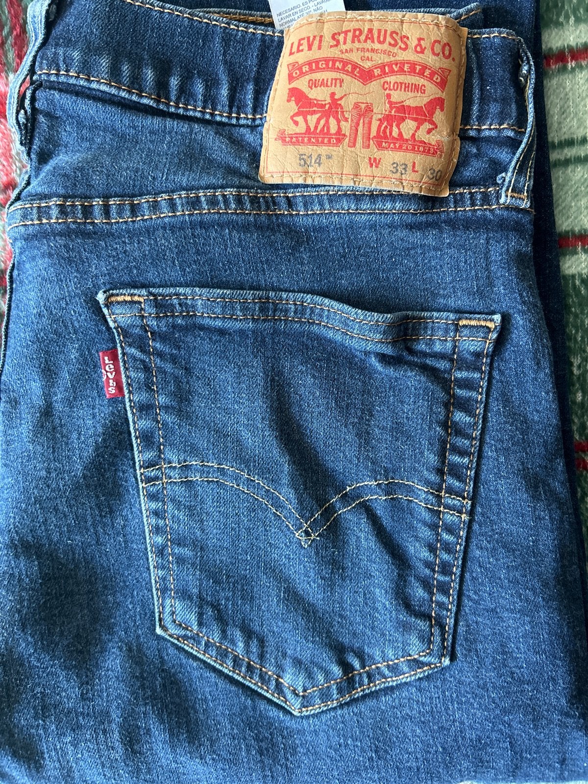 Levi's 514 spijkerbroek - W33 L30, Kleding | Heren, Spijkerbroeken en Jeans, Ophalen of Verzenden, Gedragen, Blauw, W33 - W34 (confectie 48/50)