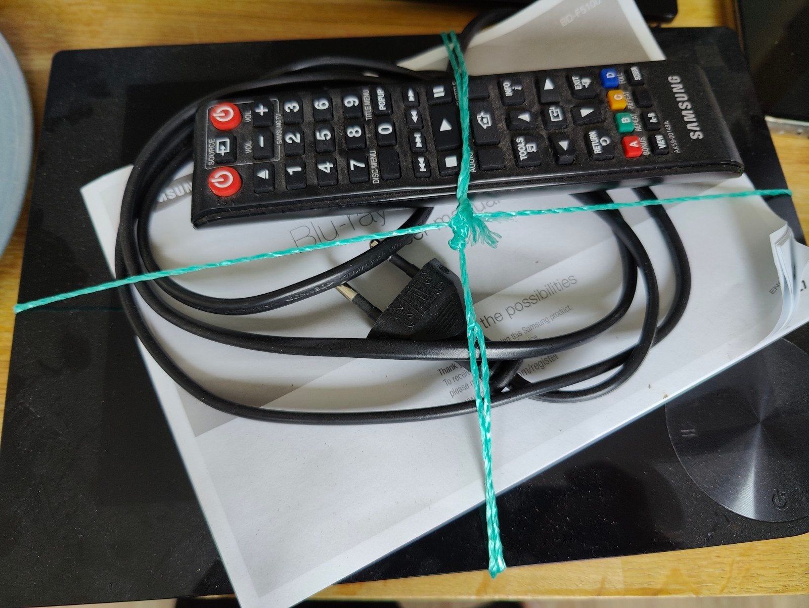 Samsung Blu-ray Disc Speler met afstandsbediening, Ophalen of Verzenden, Gebruikt, Samsung
