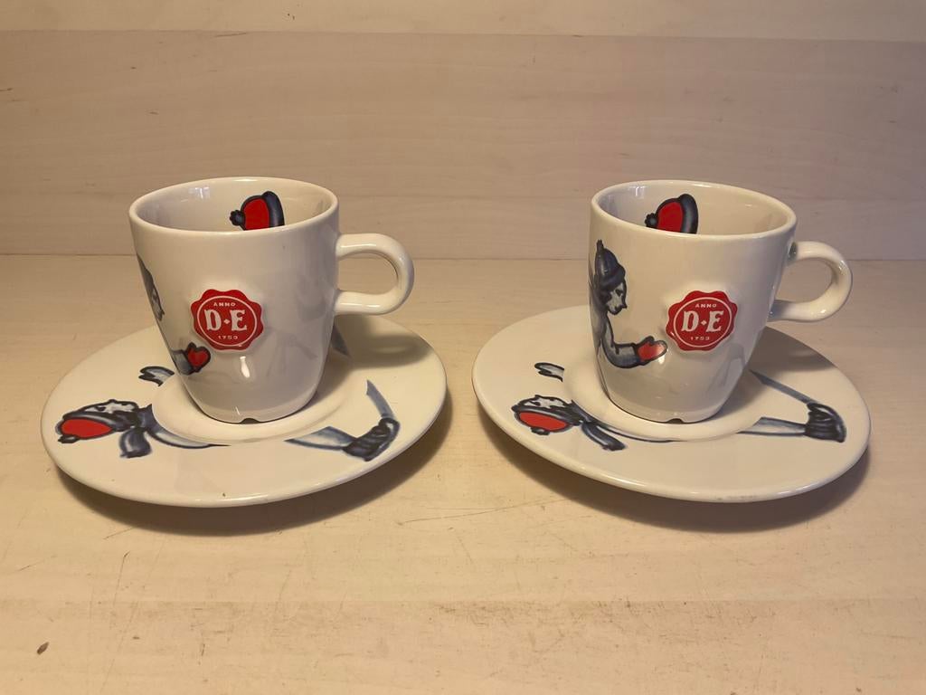 Twee Hollandsche Waaren Royal Raja Douwe Egberts, Huis en Inrichting, Ophalen of Verzenden, Zo goed als nieuw, Overige stijlen