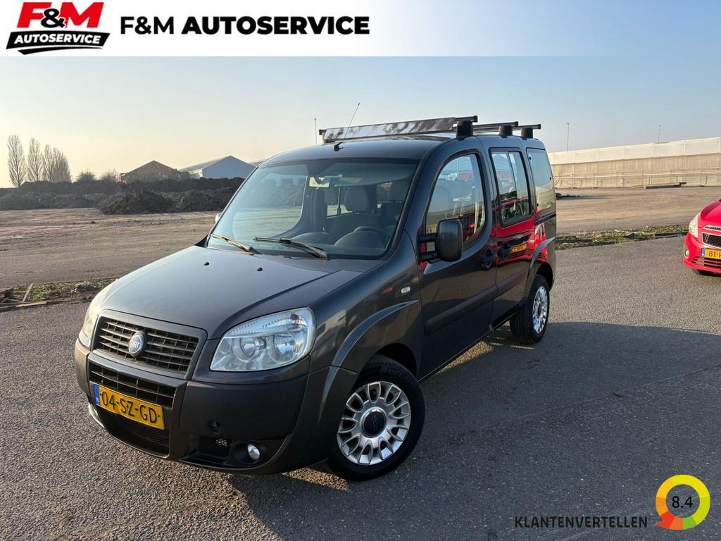 Fiat Doblò 1.4 Family Plus Airco, trekhaak, Voorwielaandrijving, Stof, Gebruikt, Doblo