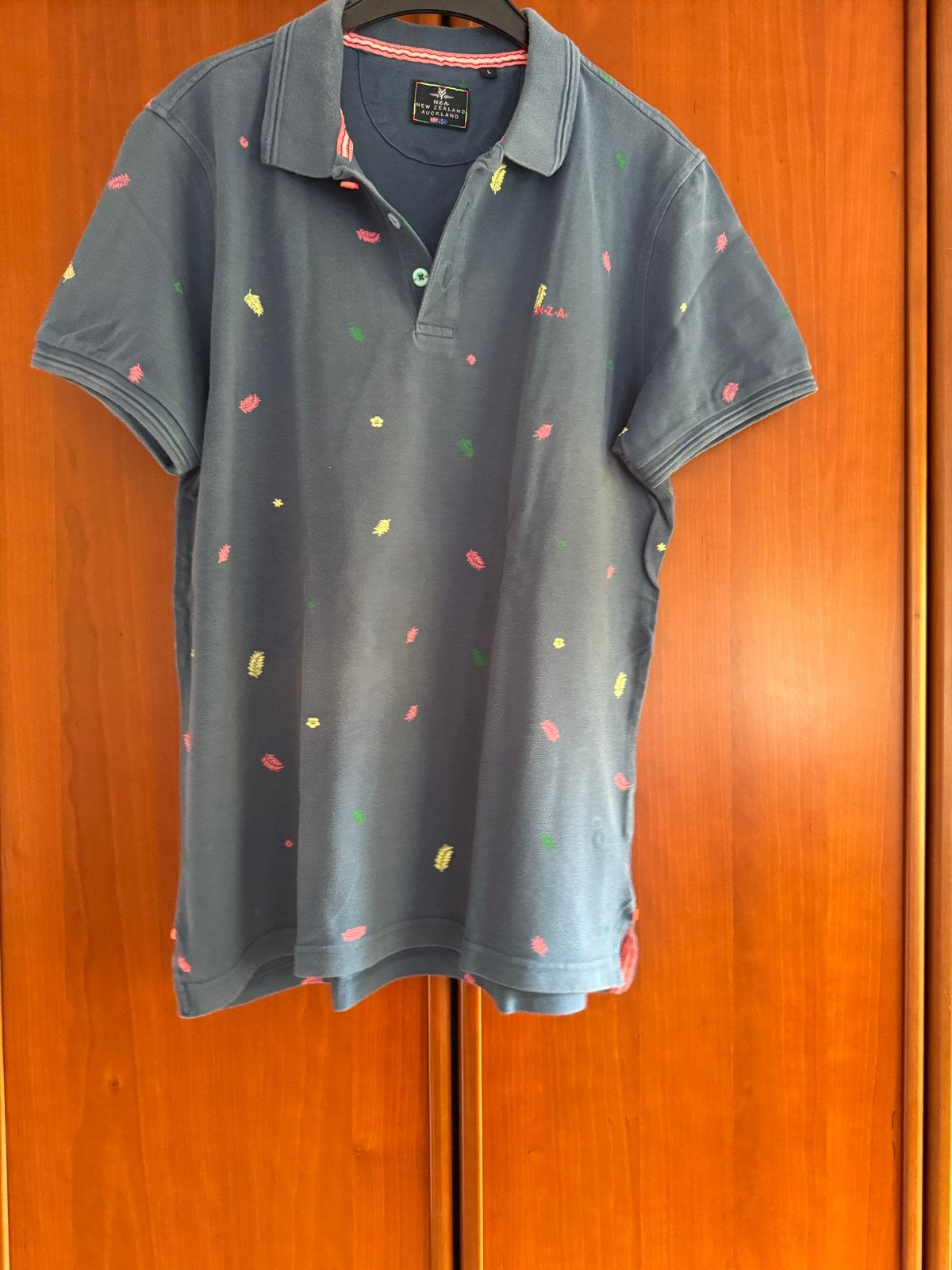 NZA New Zealand Auckland Polo Shirt Maat L, Ophalen of Verzenden, Gedragen, Maat 52/54 (L), Blauw