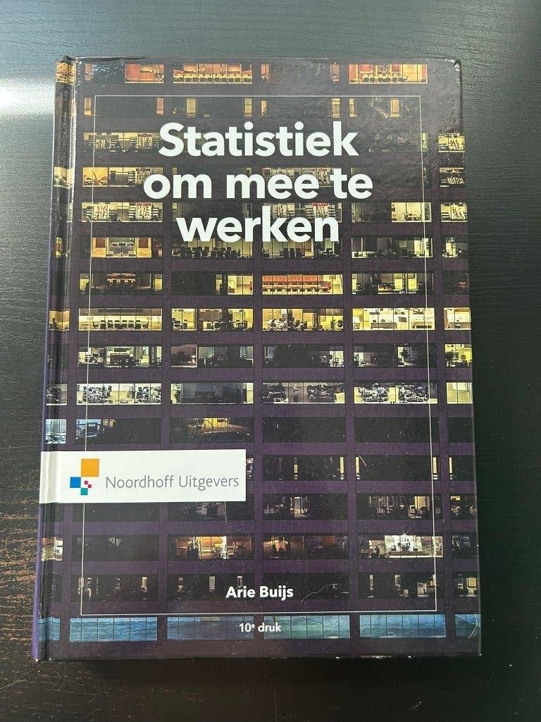 Statistiek om mee te werken (theorie) 9789001877170, Verzenden, Beta, Zo goed als nieuw, HBO