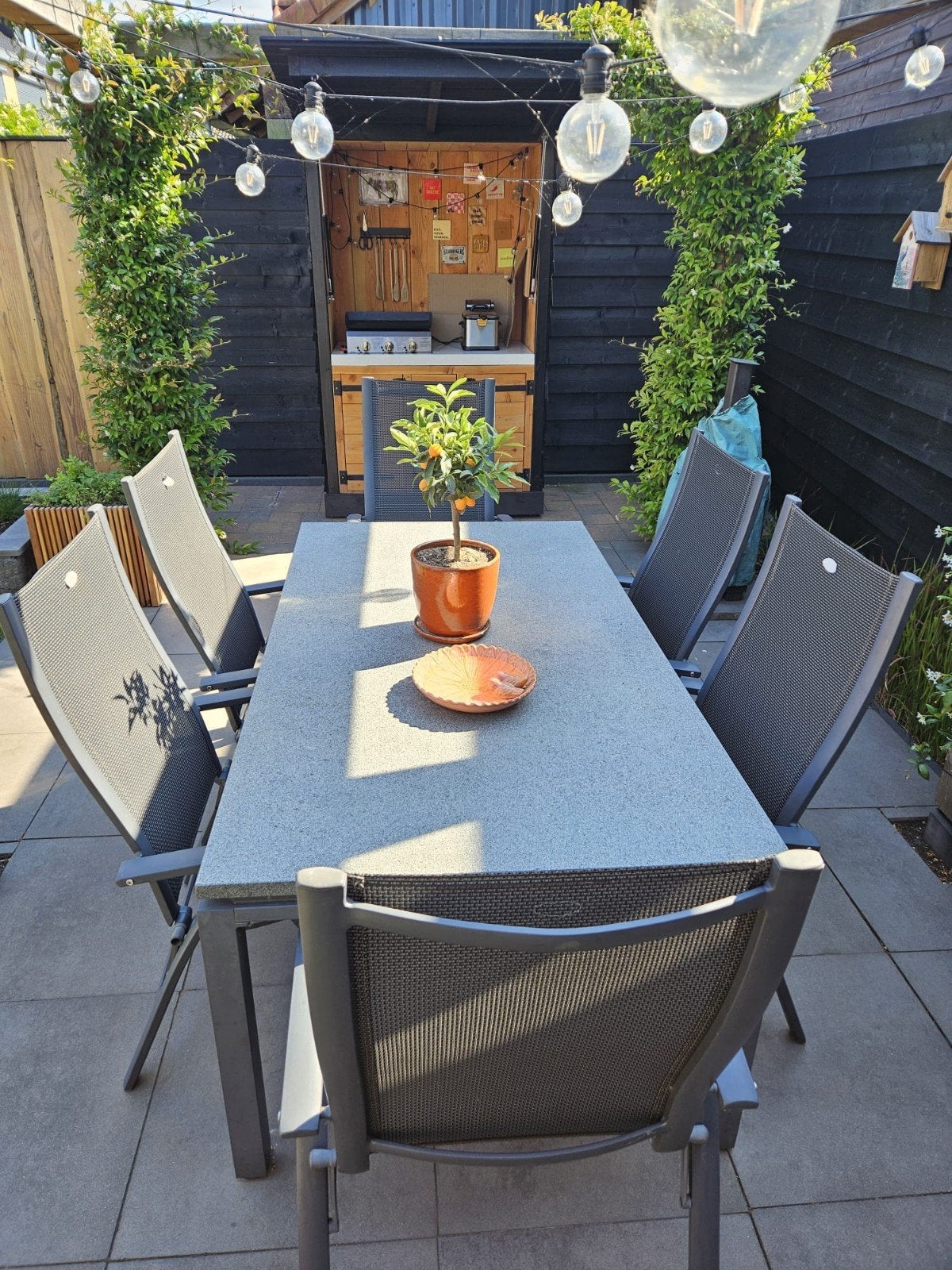 Diningset Hartman, Ophalen, Gebruikt, Aluminium