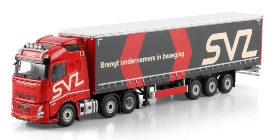 WSI VOLVO FH AERO GLOBETROTTER + SCHUIFZEIL TRAILER - SVZ, Wsi, ., Nieuw, Ophalen of Verzenden