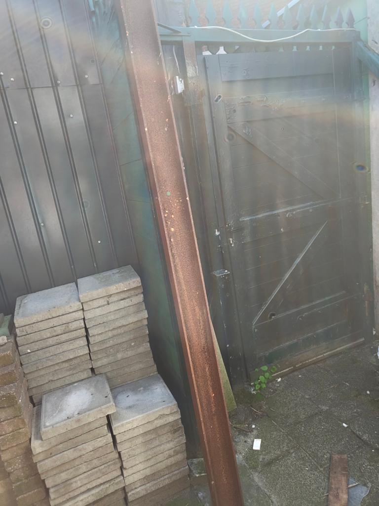 Stalen balk 12x12x270 cm - Gebruikt, Ophalen, Gebruikt, Overige metalen