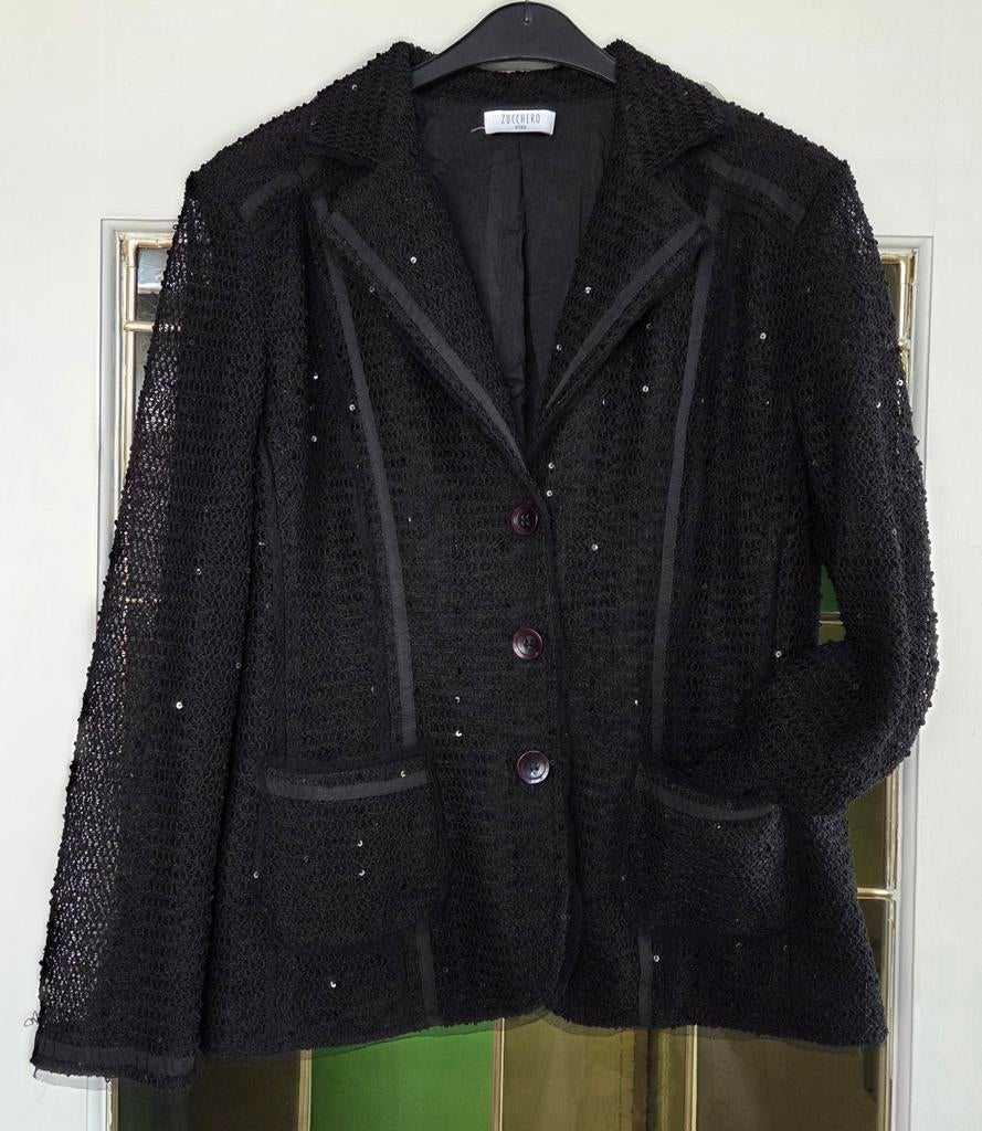 Zucchero blazer -L- Nieuw, Zucchero, Zwart, Maat 42/44 (L), Nieuw