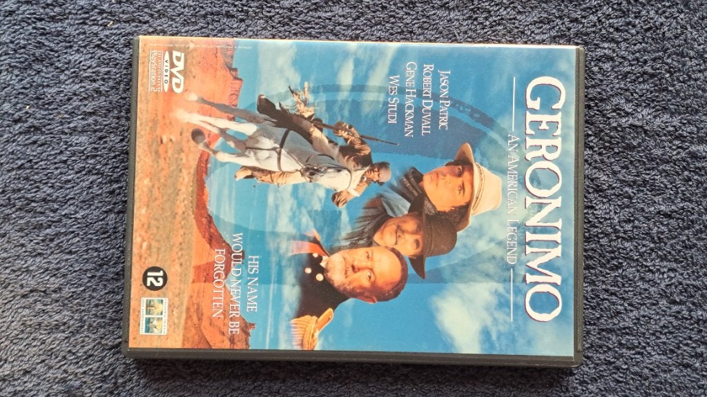 Geronimo "Gene Hackman, Robert Duvall", Alle leeftijden, Ophalen of Verzenden, Zo goed als nieuw, Actie en Avontuur