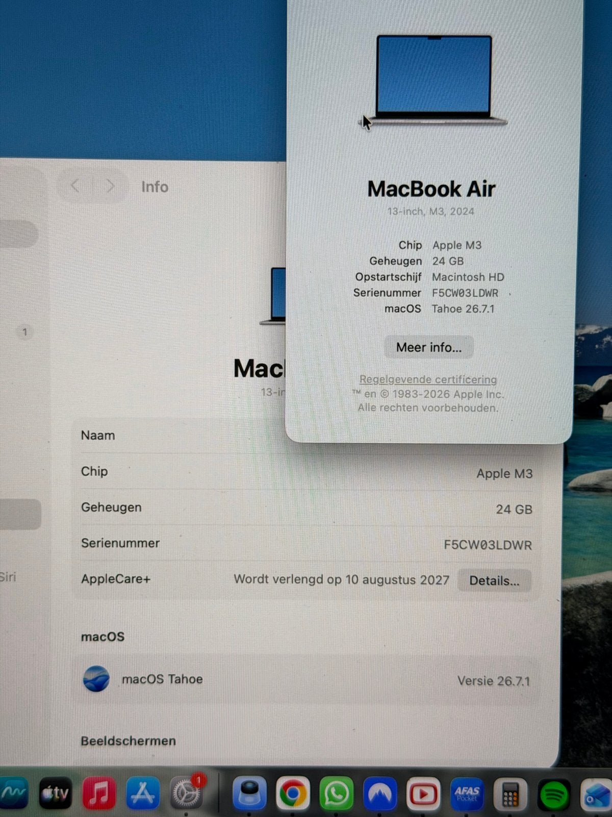 Foto 4 van MacBook Air 13" M3 - 24GB RAM/ 512GB SSD - Zo goed als nieuw