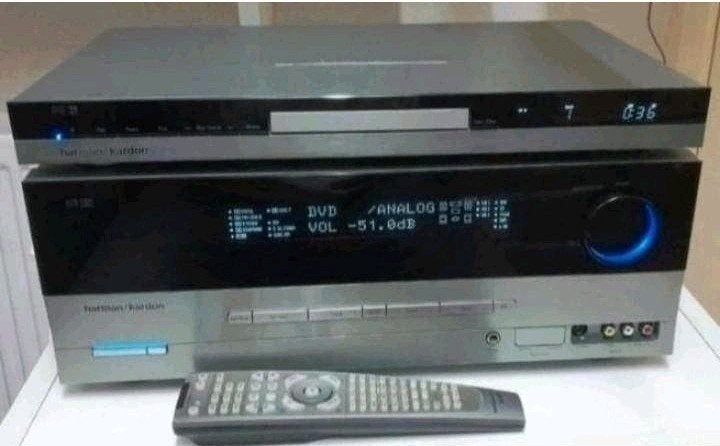 Harman kardon set avr-137 + dvd27 cd dvd speler + remote, Ophalen of Verzenden, Overige merken