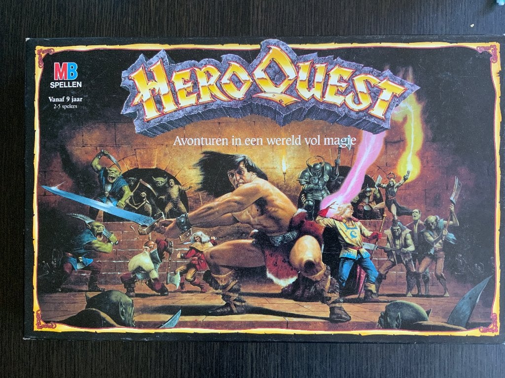 Heroquest, Vijf spelers of meer, Ophalen of Verzenden, Zo goed als nieuw, MB