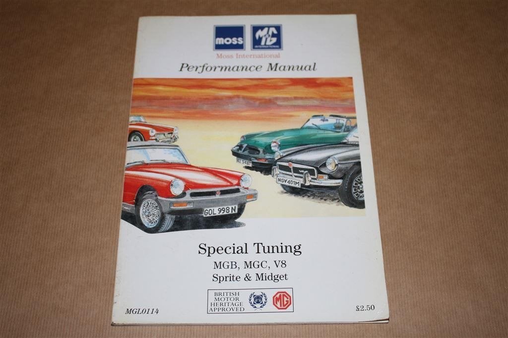MGB, MGC, V8 Sprite Midget - Performance Manual, Ophalen of Verzenden