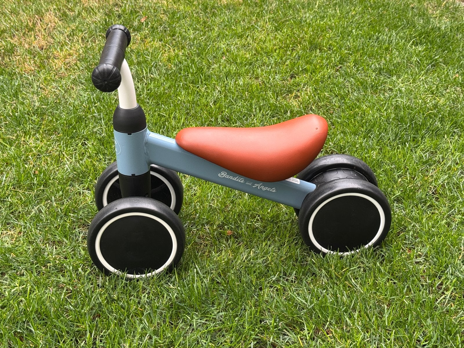 Bandits & Angels Little Starter Loopfiets Petrol Blue, Ophalen of Verzenden, Zo goed als nieuw, Loopfiets