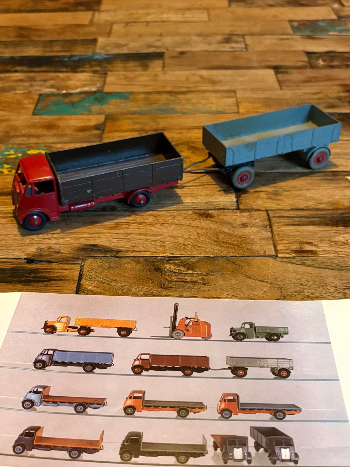 Dinky Supertoys 511-G Guy Otter Truck + 428 Trailer, Ophalen of Verzenden, Gebruikt, Bus of Vrachtwagen, Dinky Toys