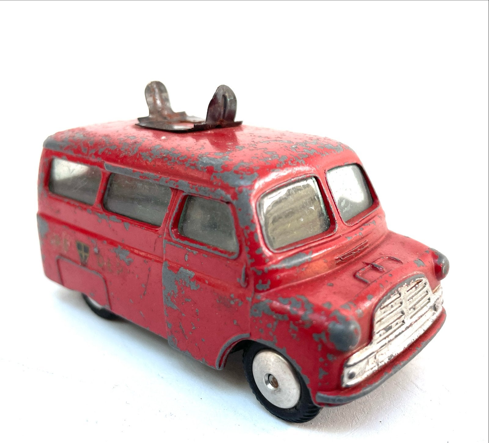 Vintage Corgi Toys Bedford Utilicon Fire Tender Brandweer, Hobby en Vrije tijd, Modelauto's | 1:43, Ophalen of Verzenden, Gebruikt