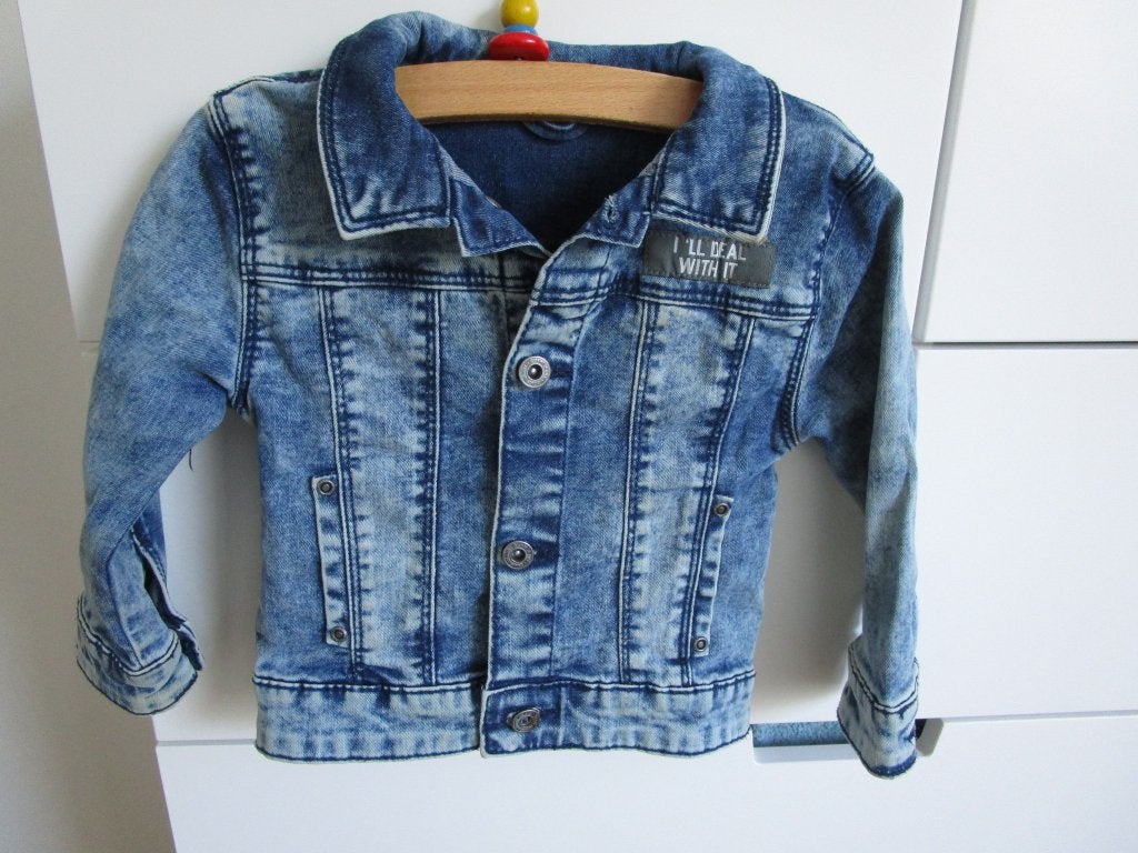 Quapi - stoer spijker jasje maat 86, Ophalen of Verzenden, Zo goed als nieuw, Jasje, Jongetje