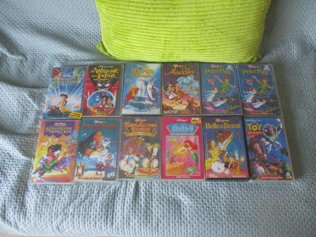 Disney videobanden diversen, Cd's en Dvd's, VHS | Kinderen en Jeugd, Alle leeftijden, Ophalen, Gebruikt, Tekenfilms en Animatie