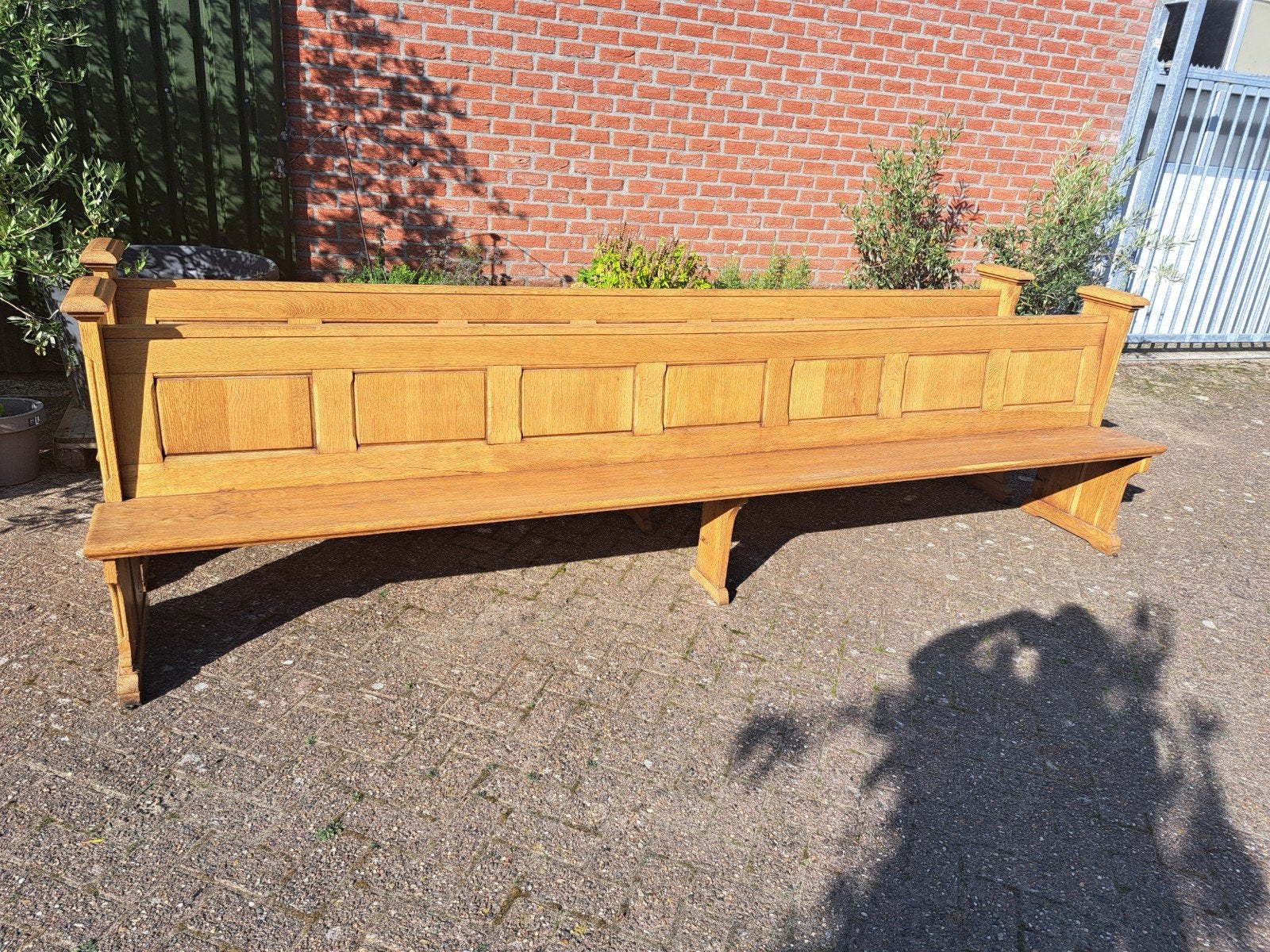 kerkbank, Tuin en Terras, Ophalen, Gebruikt, Hout
