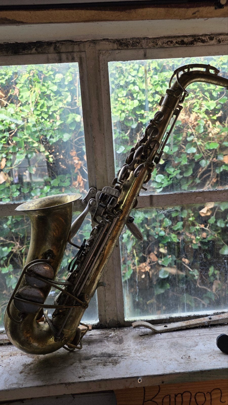 vintage altsaxofoon vintage altsaxofoon, Ophalen of Verzenden, Gebruikt, Alt