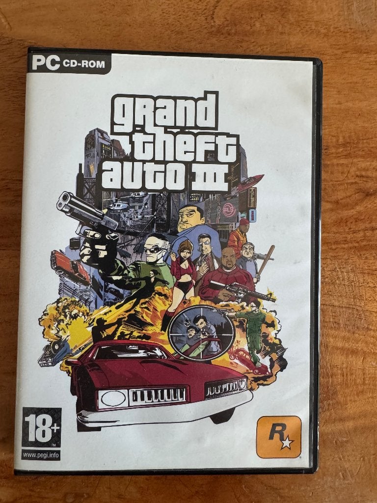 GTA III Pc, Avontuur en Actie, Vanaf 18 jaar, 1 speler, Eén computer