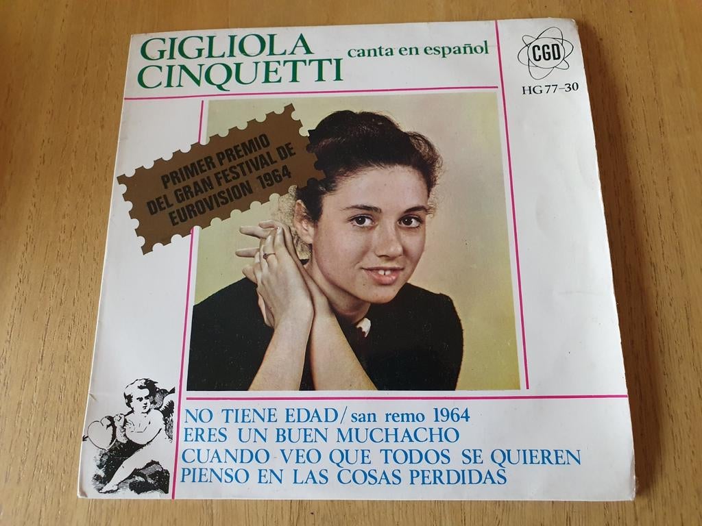 Eurovision Italië 1964 - Gigliola Cinquetti - No Tiene Edad, Cd's en Dvd's, Vinyl Singles, Ophalen of Verzenden, Zo goed als nieuw