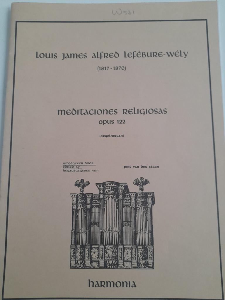 Louis James Alfred Lefébure-Wély - Meditaciones Religiosas, Ophalen of Verzenden