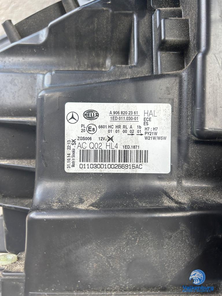 Originele Mercedes Sprinter W906 Face lift H7 koplamp links, Gebruikt, -, -, Ophalen of Verzenden