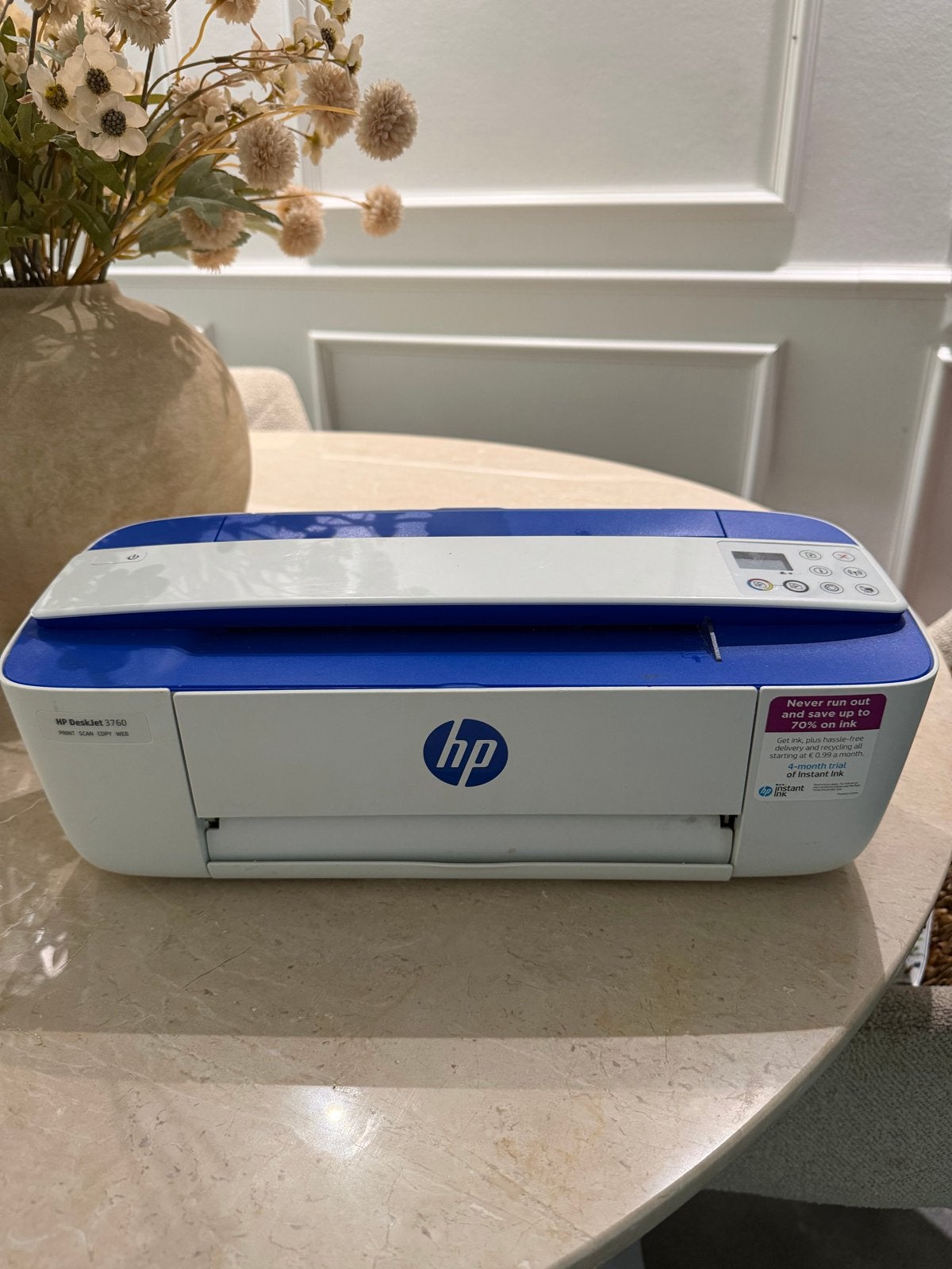HP DeskJet 3760 All-in-One Printer - Zo goed als nieuw, Computers en Software, Printers, Inkjetprinter, All-in-one, Kleur printen