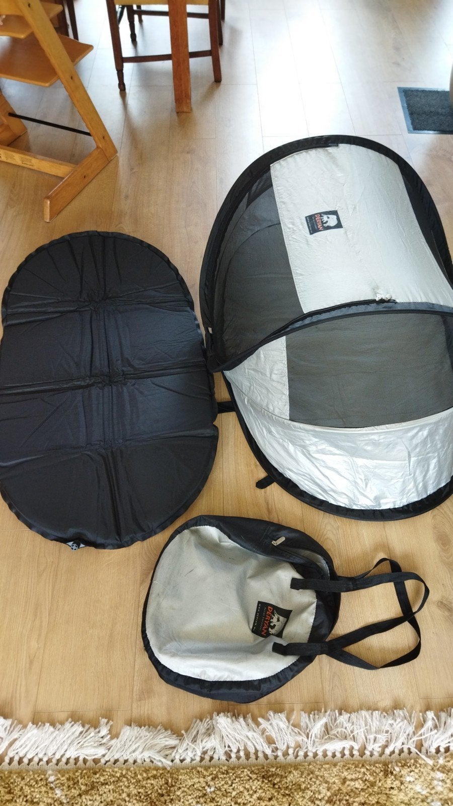 Deryan babytent met matras, inlegdeken en reistas (0-3 jaar), Kinderen en Baby's, Ophalen of Verzenden, Gebruikt