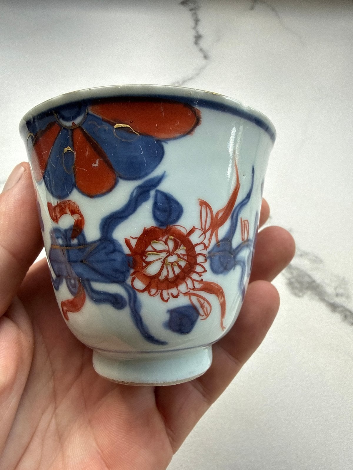Antiek Japans Imari Porseleinen Kopje, Ophalen of Verzenden