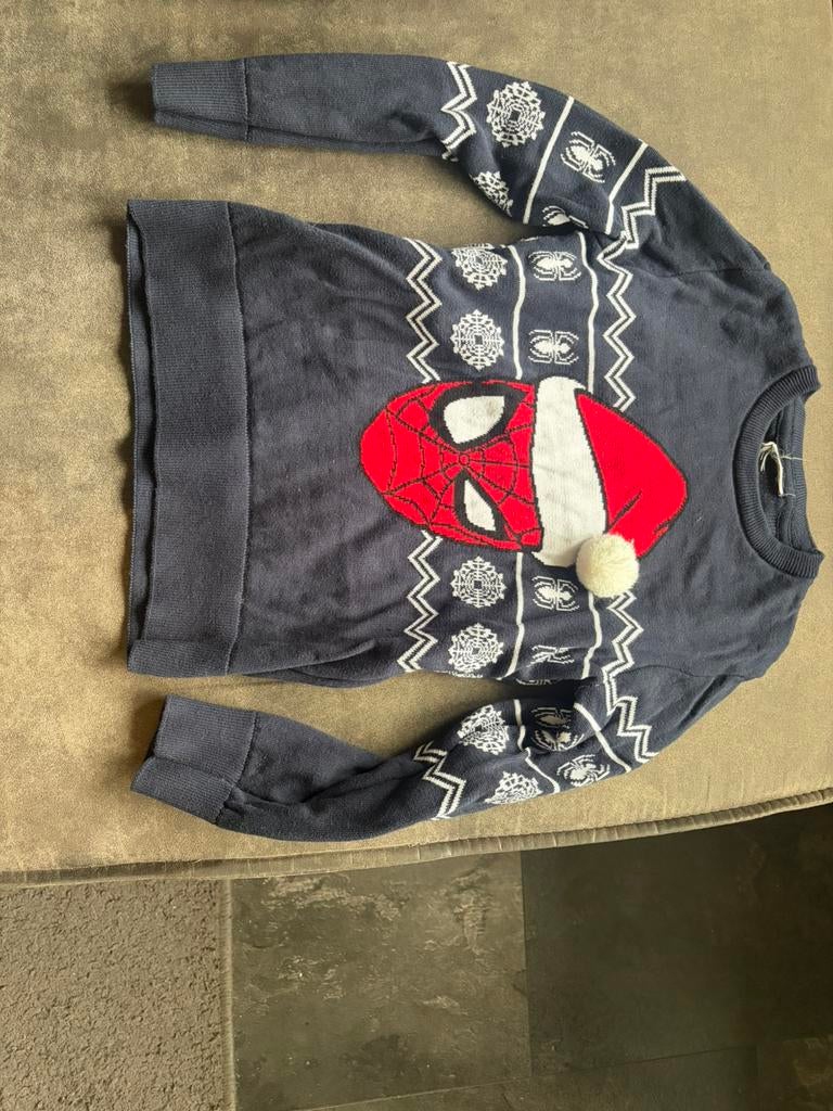 2 kerst spiderman trui, Ophalen of Verzenden, Zo goed als nieuw, Jongen, Trui of Vest