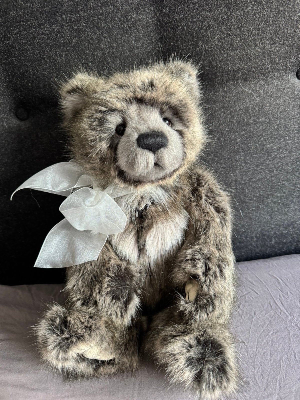 Charlie bear grumbles, Verzamelen, Ophalen of Verzenden, Zo goed als nieuw, Stoffen beer, Overige merken