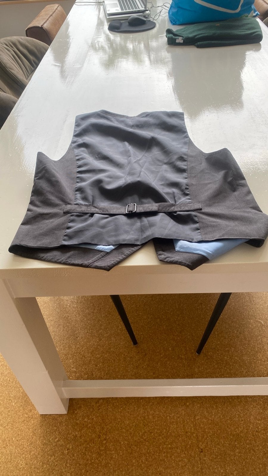 H&M Grijs Heren Gilet Maat 50, Ophalen of Verzenden, Gedragen
