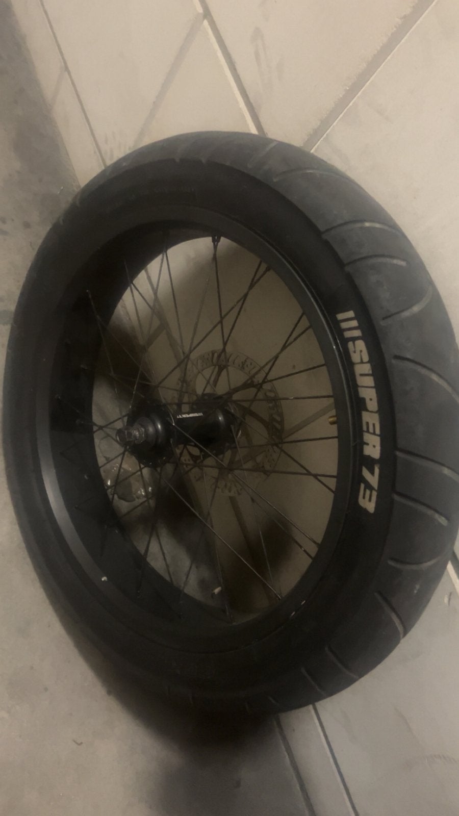 Super73 voorwiel, Motoren, Onderdelen | Oldtimers, Ophalen of Verzenden