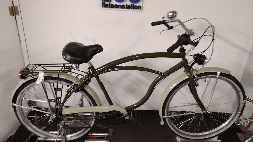Johnny Loco Beach Cruiser Jongensfiets, Fietsen en Brommers, Fietsen | Jongens, Gebruikt, 26 inch of meer, Handrem, Versnellingen
