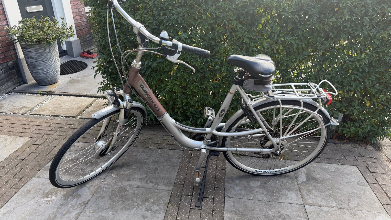 Batavus Damesfiets 28 inch, 53 cm frame, 3x8 versnellingen, Ophalen, Gebruikt, Batavus, 50 tot 53 cm