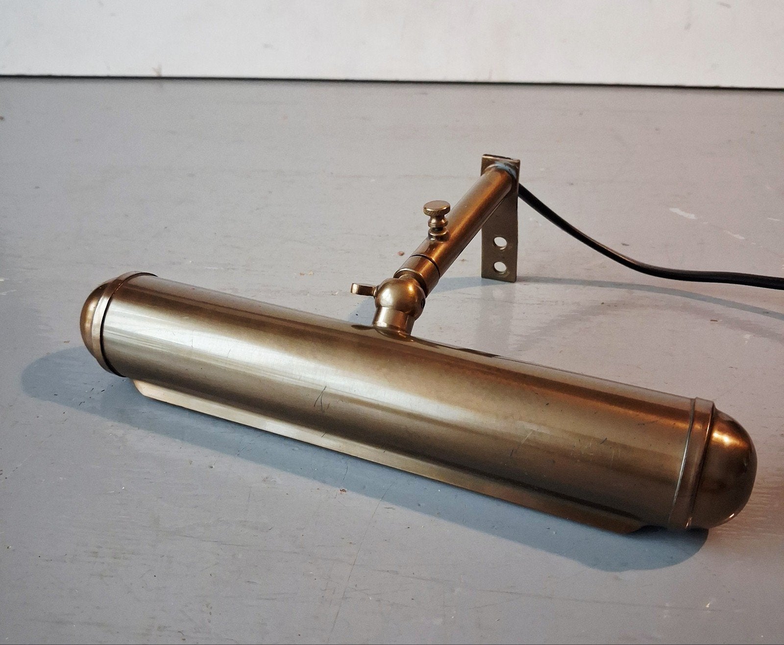 Vintage schilderij / pianolampje, Antiek en Kunst, Ophalen of Verzenden