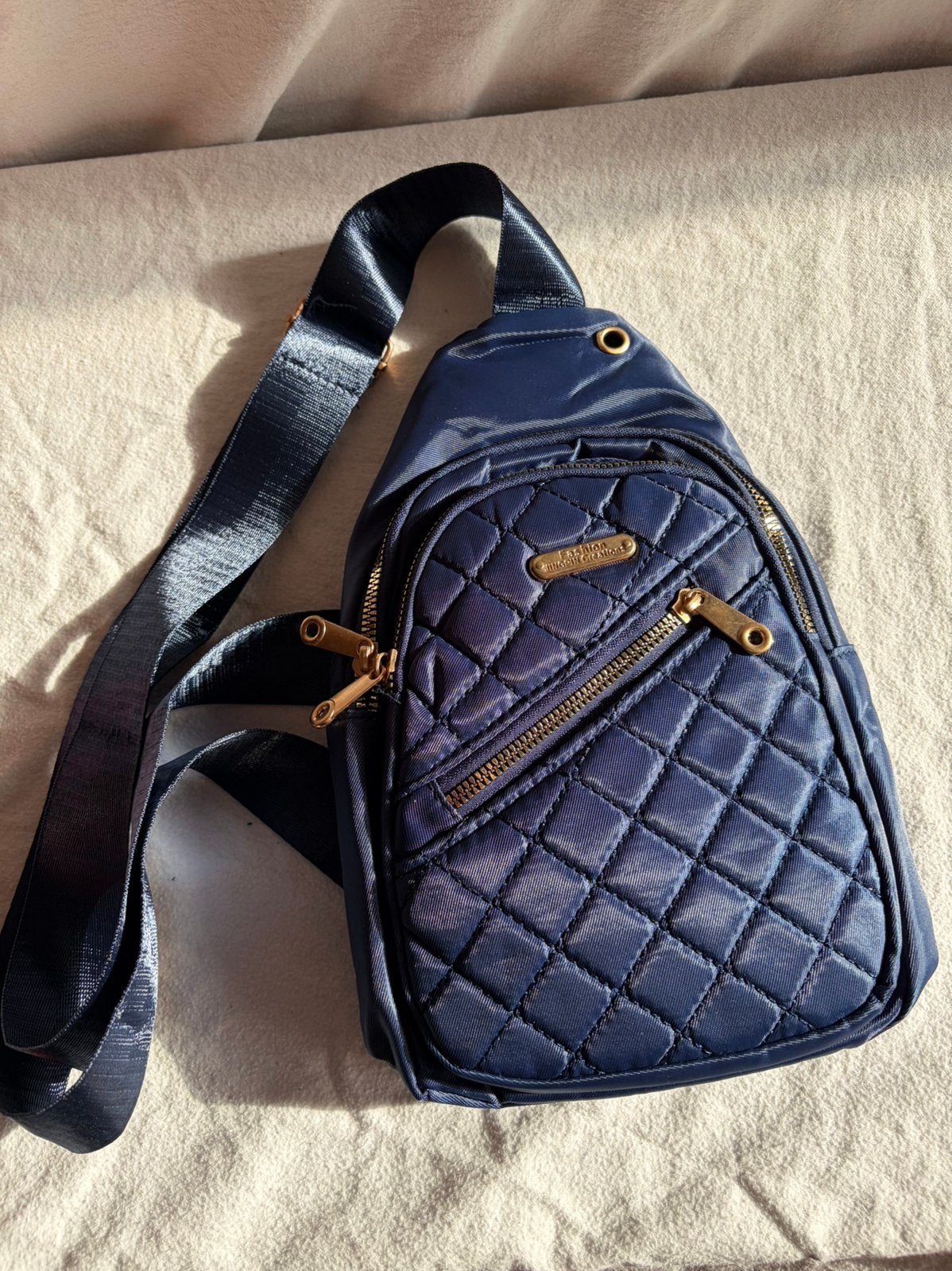 stijlvolle  sling bag metk fashion, Ophalen of Verzenden, Zo goed als nieuw, Zwart