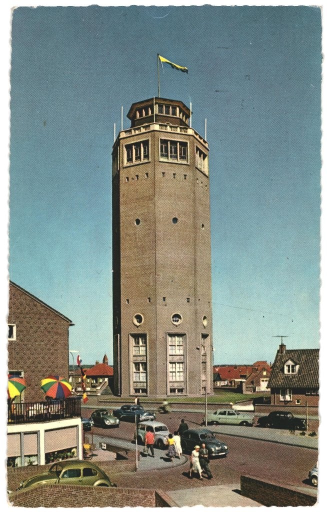43929 Zandvoort 1963 NH Waterroren uitkijktoren zegel Koelto