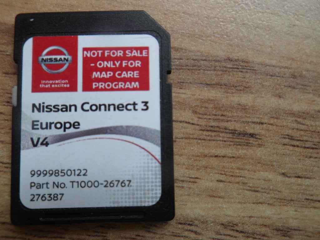 nissan connect 3 kaart, Heel Europa, Ophalen of Verzenden, Zo goed als nieuw, Nissan