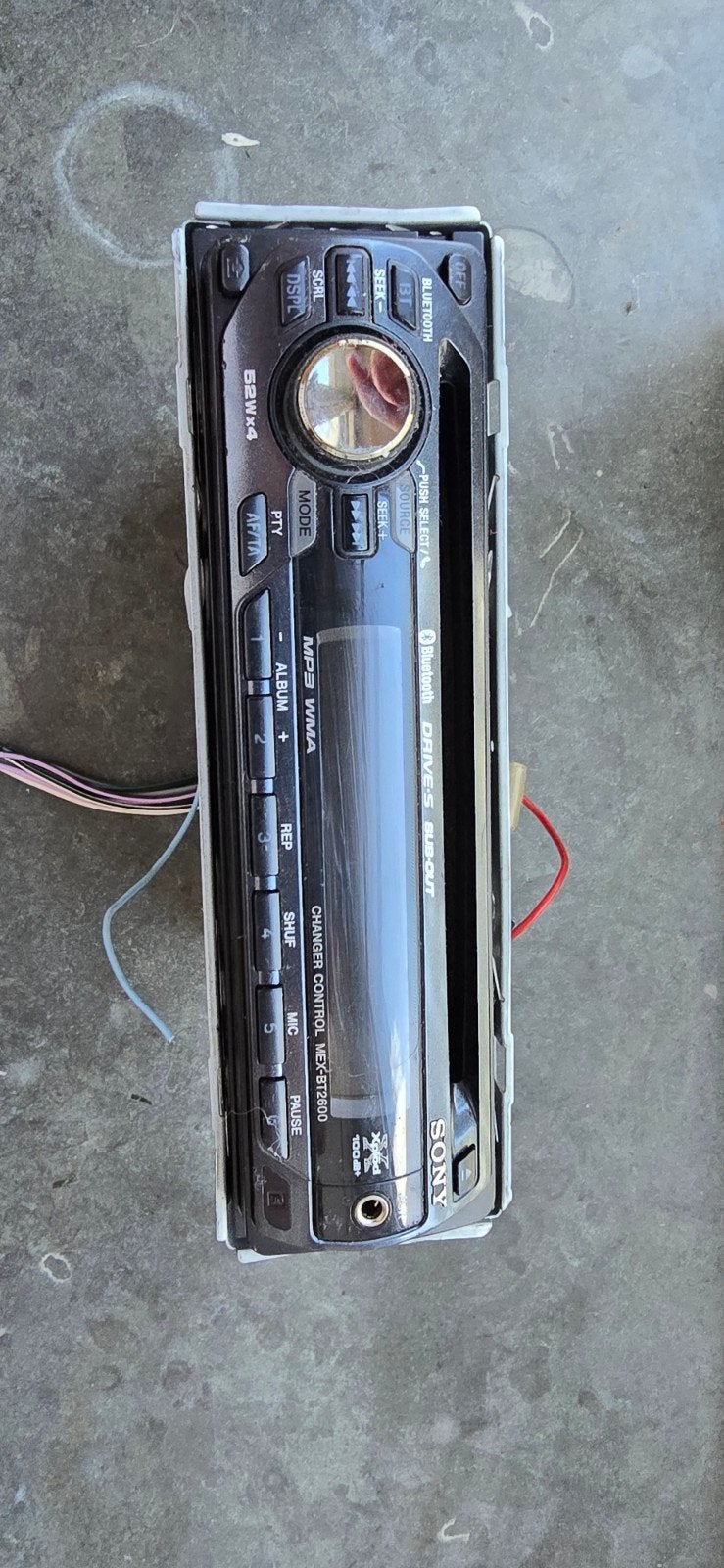 Sony MEX-BT2600 Autoradio met Bluetooth, Ophalen of Verzenden, Gebruikt