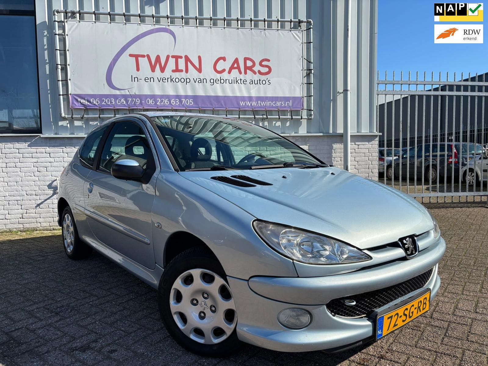 Peugeot 206 1.4 Air-line Airco, Auto's, Voorwielaandrijving, 31 €/maand, 4 cilinders, Origineel Nederlands