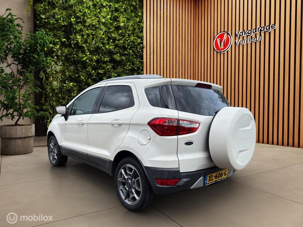 Ford EcoSport 1.0 EcoBoost Titanium|125Pk|Clima|Cruise, Auto's, Ford, Voorwielaandrijving, Euro 5, 125 pk, Gebruikt