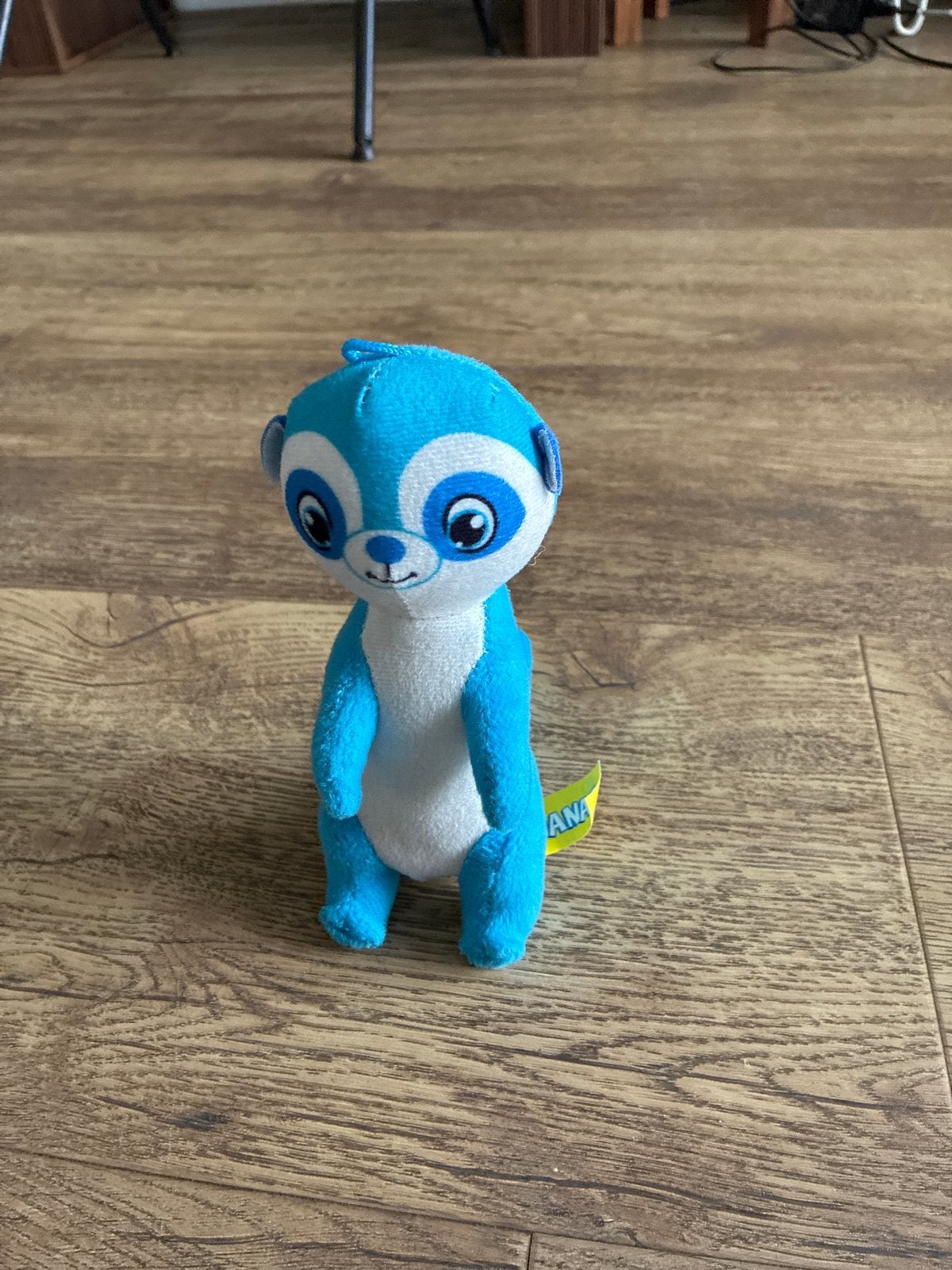 Blauwe Stokstaart Knuffel - Zo goed als nieuw, Overige merken, Overige karakters, Overige typen, Blauw