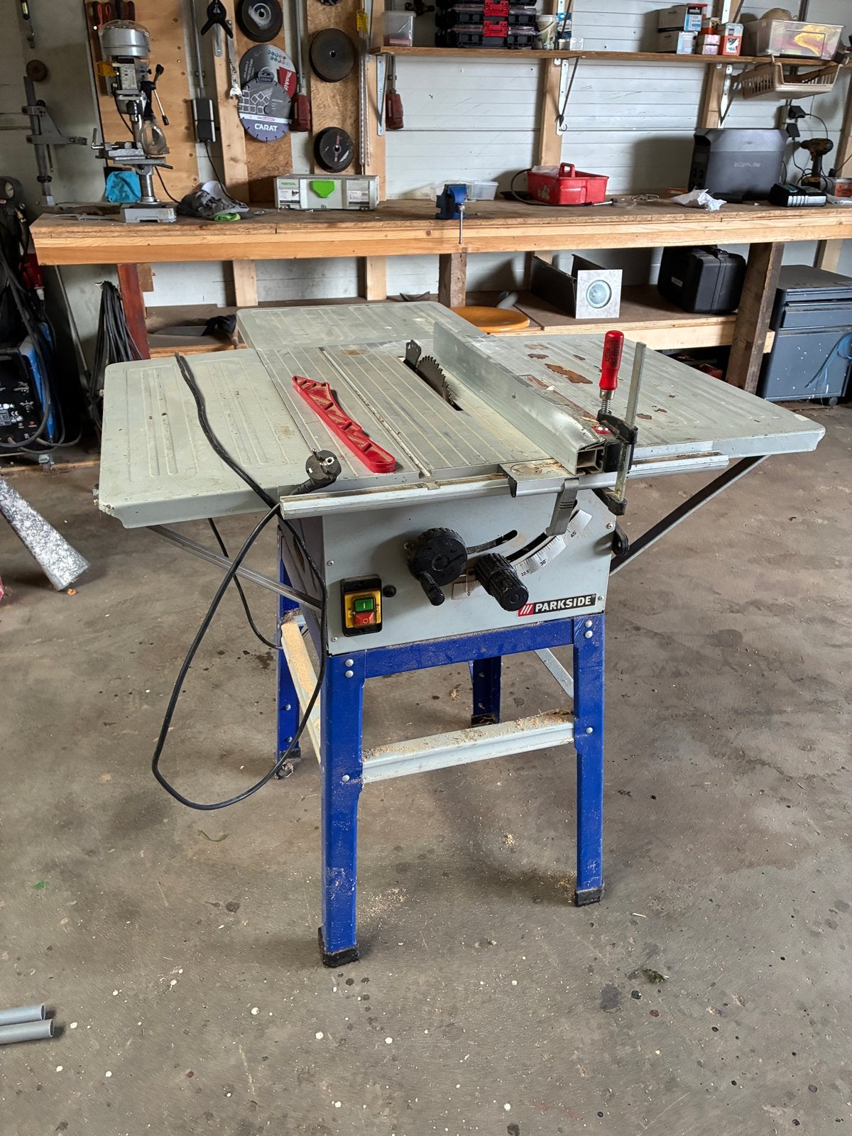 Parkside Singel Zaagtafel - Gebruikt, Ophalen, Gebruikt, Cirkelzaag, 30 tot 70 mm